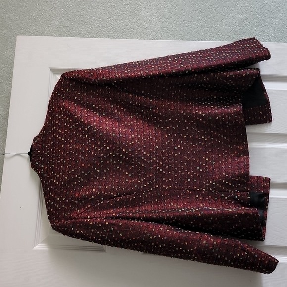 Vintage Jessica Howard Jacket Sz Med/Lg burgundy color - Picture 6 of 6